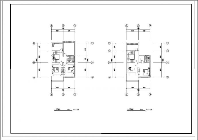 某嘉禾上郡小区别墅CAD完整建筑设计施工图纸_图1