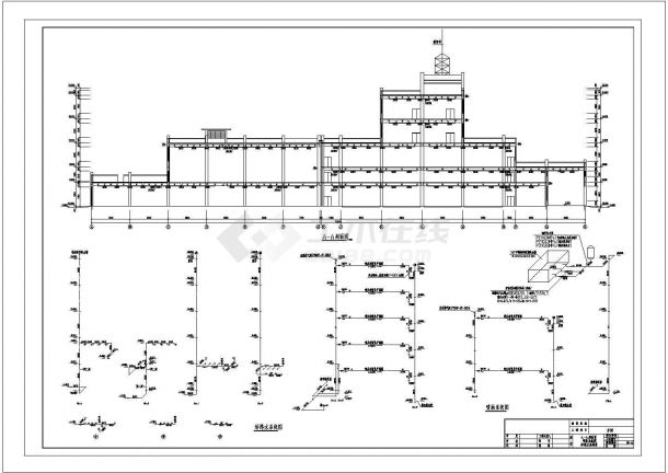 某厂房给排水和消防CAD设计完整详细全套图-图一