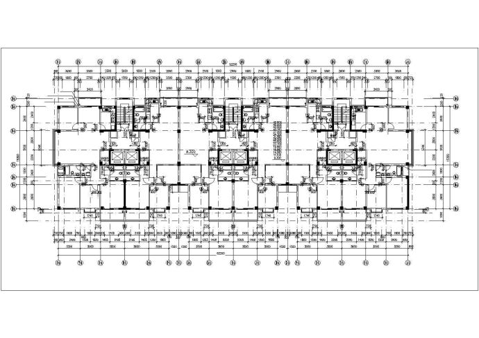 太仓市某小区18+1层框架结构住宅楼全套建筑设计CAD图纸（含车库层）_图1