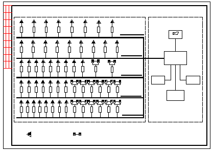 某工厂监控报警系统设计cad施工图-图一