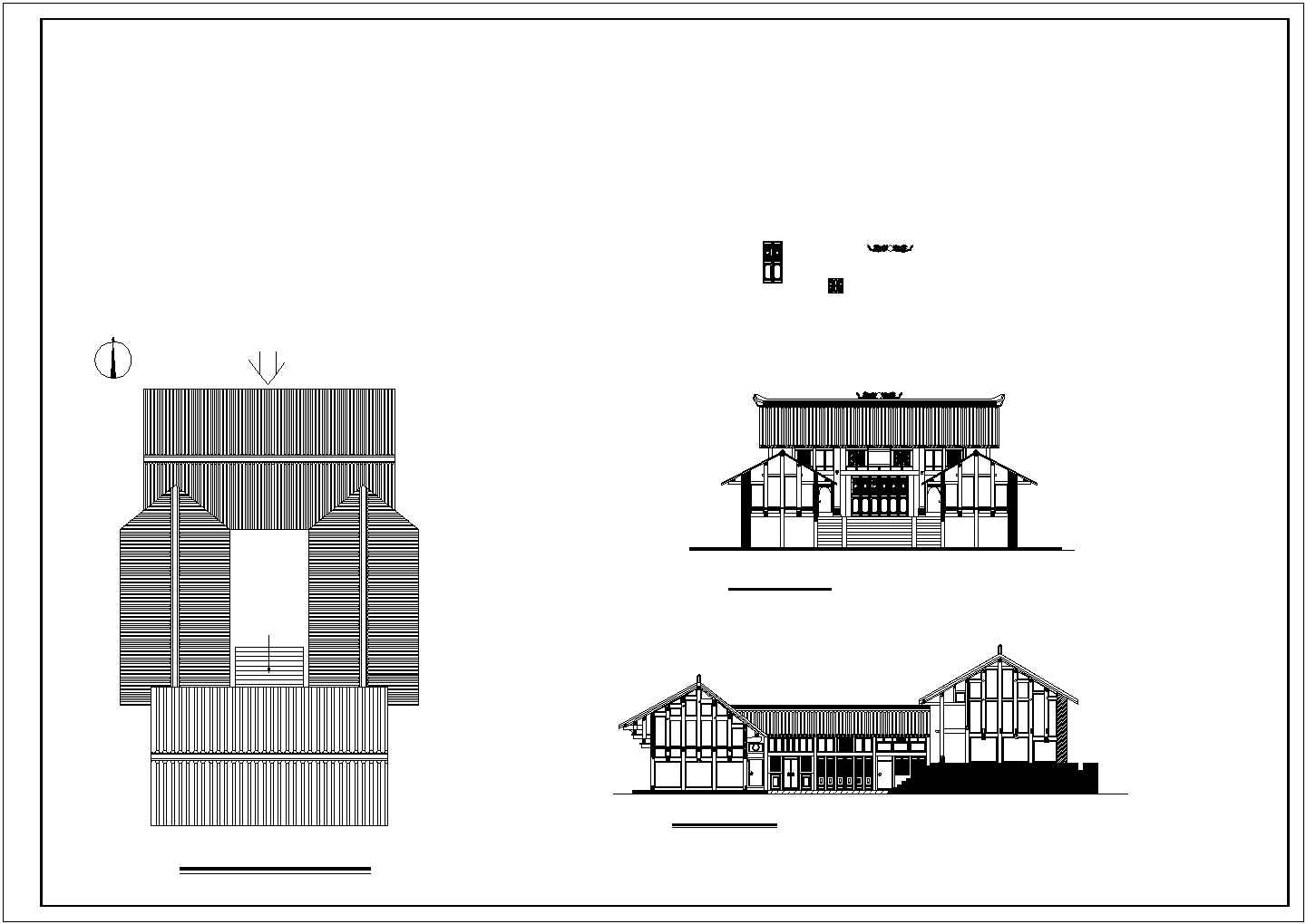 某古建图民居CAD详细构造施工图纸