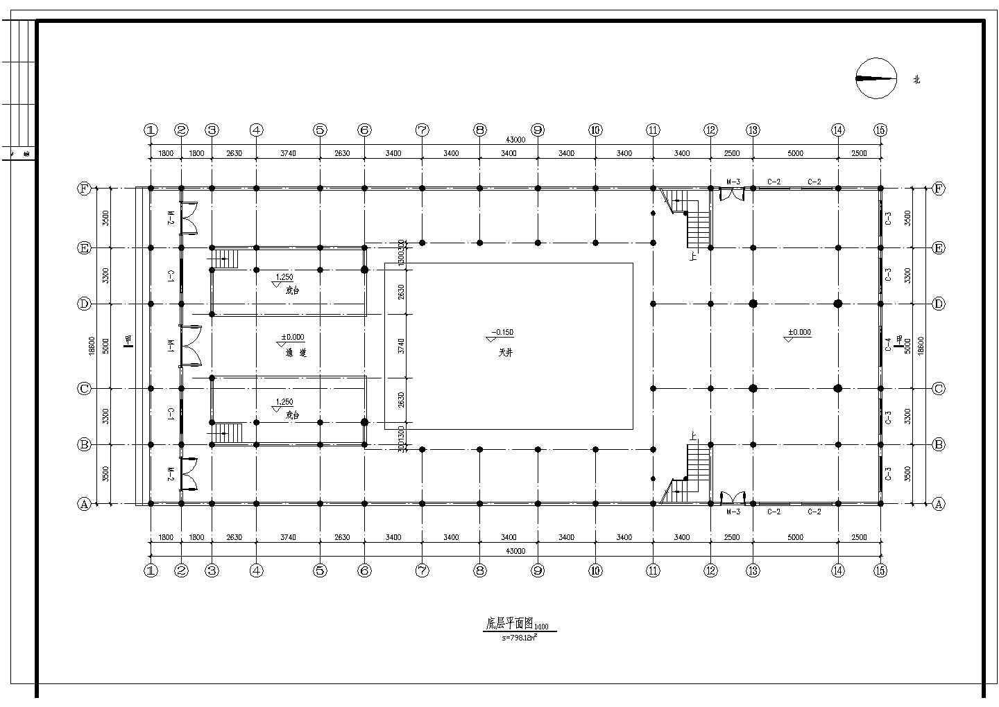 某古建筑祠堂戏台CAD详细构造完整设计