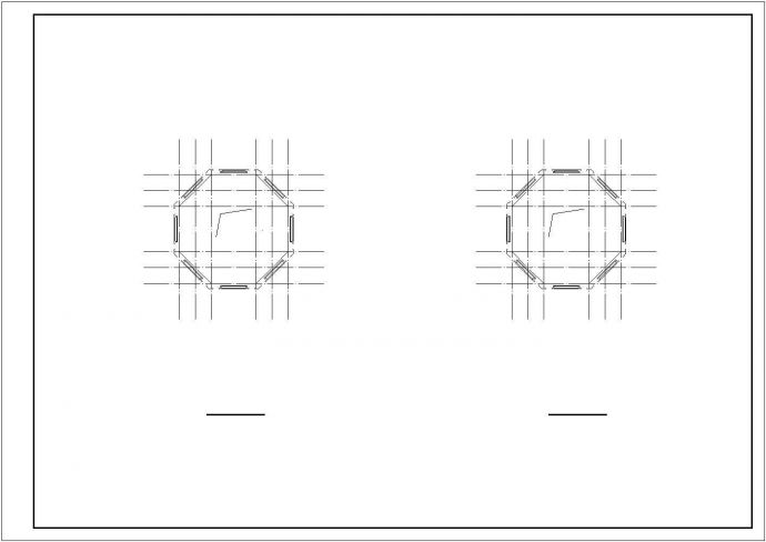 某欧式观光塔建筑设计CAD详细大样完整图纸_图1
