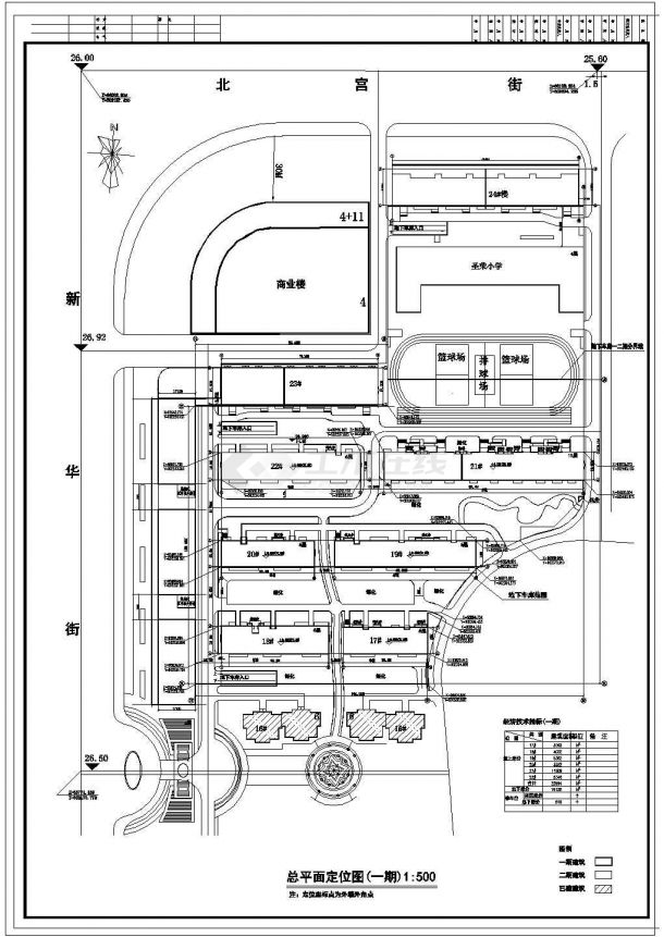 某采灵公寓小区三期工程CAD详细大样规划-图二