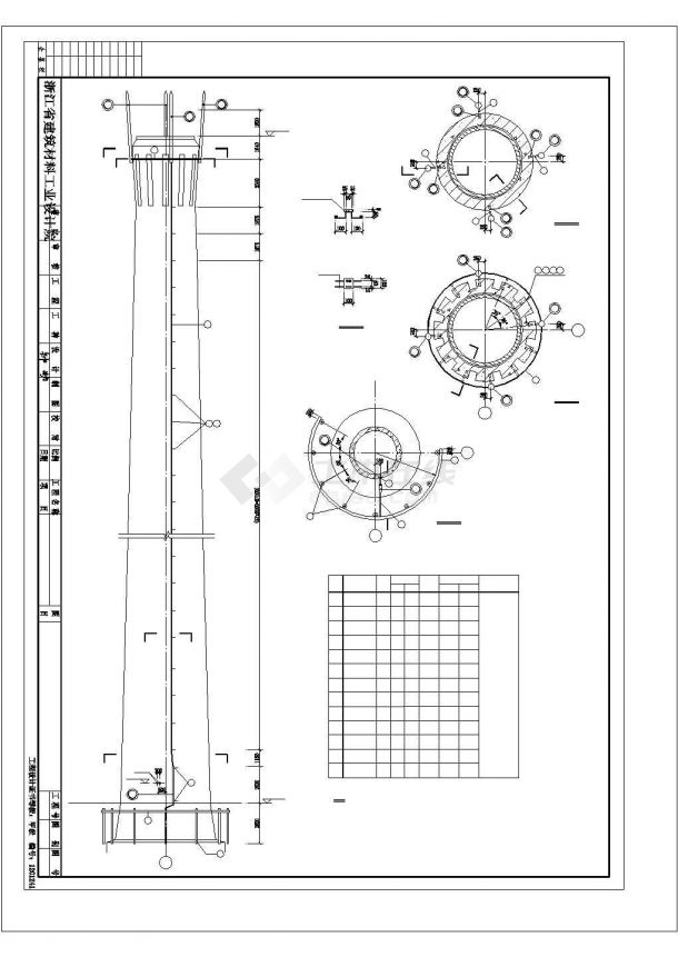高层楼房的烟囱结构图图片