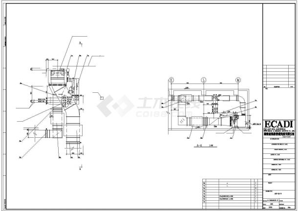 空调机房设计参考CAD详图-图一