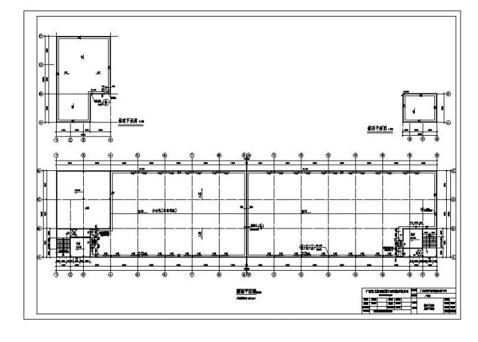 某宿舍楼建筑CAD平面设计图_图1