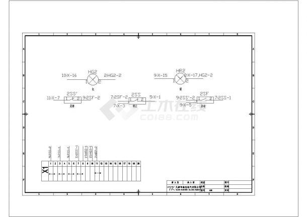 天津供热接线设计参考CAD图-图二