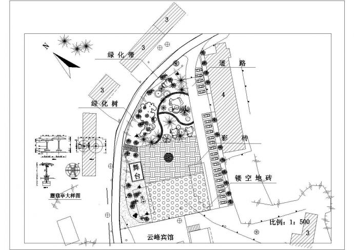 某精品广场设计CAD详图_图1