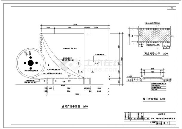 某花园CAD建筑构造设计完整施工图纸-图二