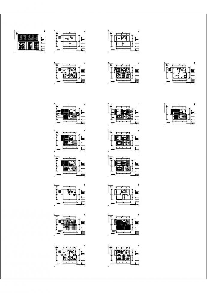 [宁波]某乡村双层别墅室内装修CAD设计完整图_图1