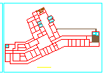 长沙南大医院建筑方案平面图纸-图一