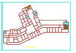 长沙南大医院建筑方案平面图纸_图1