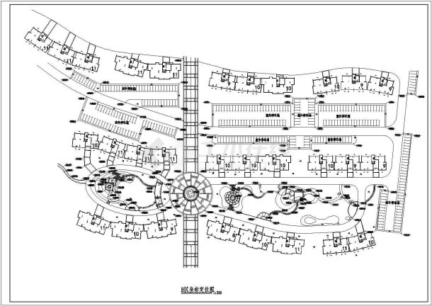 某大型主题公园全套图纸CAD详细完整建筑总图-图二