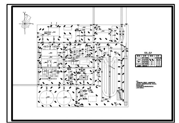 某热电厂场地排雨水施工参考CAD详图-图一