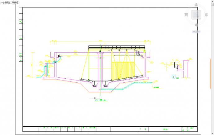 五套污泥浓缩池平面图大样图纸_图1
