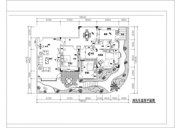 某大型购物广场家装CAD详图-图二