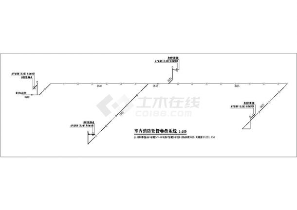 某农产品交易市场j给排水施工设计图-图一