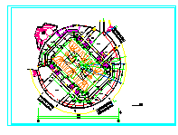 某大学体育馆建筑设计CAD施工方案图纸-图一