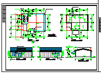 某国际宝马汽车专卖店CAD全套设计方案施工图纸-图二