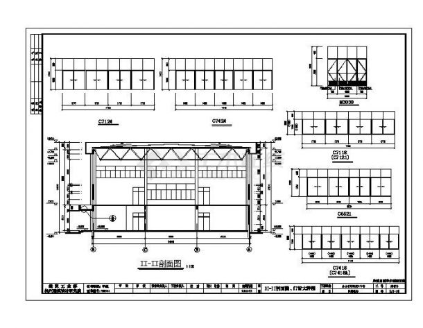 体育馆建筑CAD平面图-图二