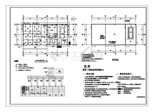 锅炉电气CAD平面布置图-图一