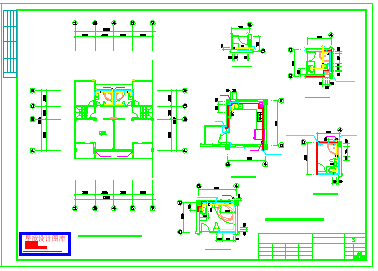 某3层别墅给排水cad设计图纸_图1