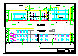 某社区服务中心办公大楼建筑设计cad施工图纸-图二