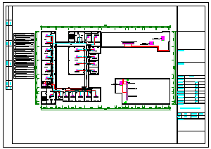 宁波某监控中心空调cad设计施工图纸-图二