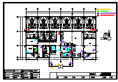 上海某七层快捷酒店安防系统平面cad设计图纸-图二