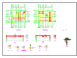 两层小别墅建筑全套CAD结构设计施工图纸-图一