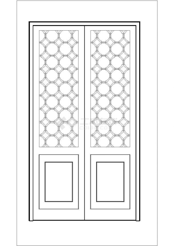 精美古建筑门窗之传统花式CAD详图-图一