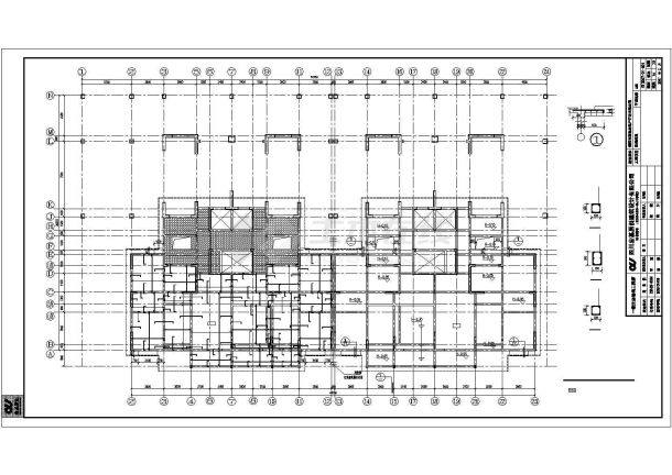 某商场CAD结构施工图-图一