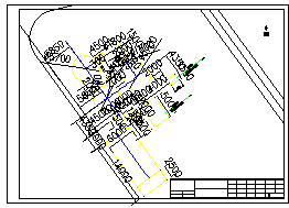 安徽某住宅小区室外给排水平面设计cad图纸-图二