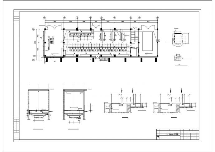 钢铁厂鼓风机布置图CAD详图_图1