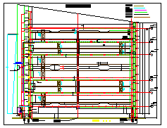 某工厂厂区给排水管网cad设计施工图