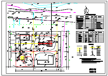 排水泵站全套工艺施工cad设计图纸-图一