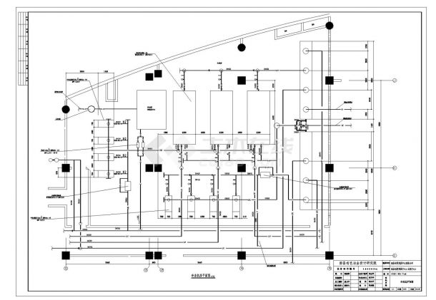 某世界贸易中心暖通施工参考CAD详图-图二