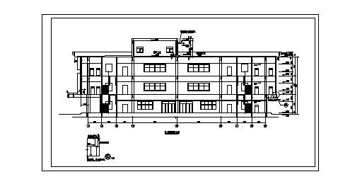 某办公建筑CAD平面设计图