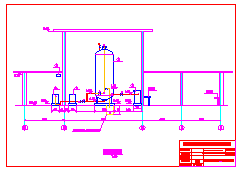某水库供水工程水厂cad设计施工图-图一