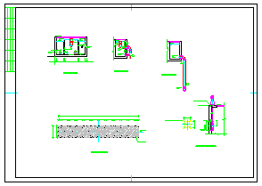 某小型给水厂工艺cad设计施工图纸_图1