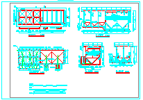自来水厂各种净水工艺及高程布置cad设计图纸-图二