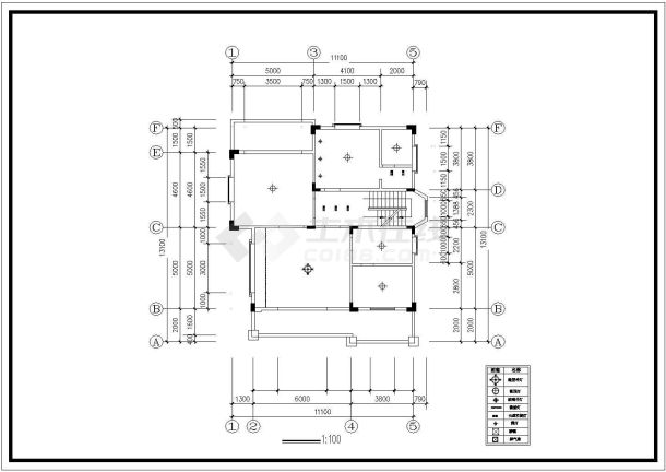 某市郊经典欧式别墅装修全套设计施工CAD图纸-图一
