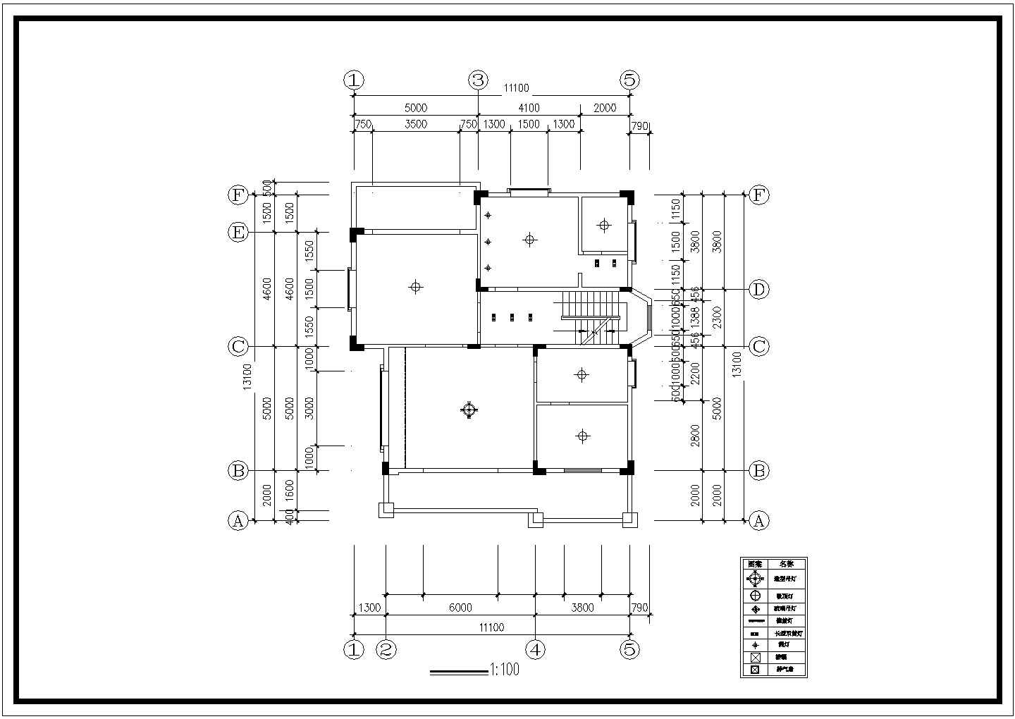 某市郊经典欧式别墅装修全套设计施工CAD图纸