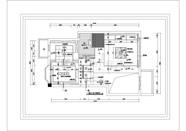 某市郊经典中式风格多层别墅装修全套设计施工CAD图纸-图一