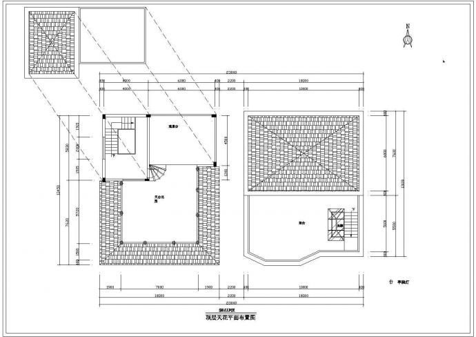 某地区海景花园别墅建筑装修方案设计施工CAD图纸_图1