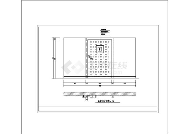 某地区豪华别墅建筑精装修方案设计施工CAD图纸-图一