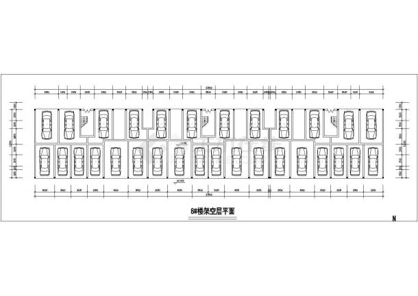 洛阳市春和家园小区6层砖混结构住宅楼全套建筑设计CAD图纸（含阁楼）-图二