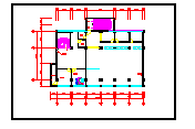 完整的某银行室内装修cad施工设计图纸_图1