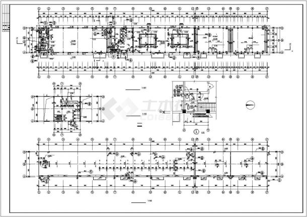 某工厂空压机房CAD建筑图-图二